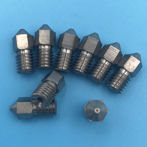 Carbide Nozzles for 3D Printer Parts