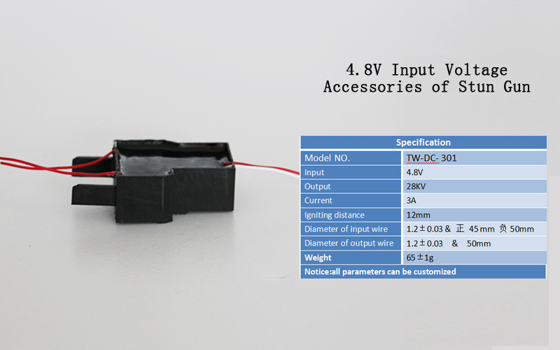 Boost Step-up Power Module High Voltage Generator Transformer DC 4.8V to 28000V