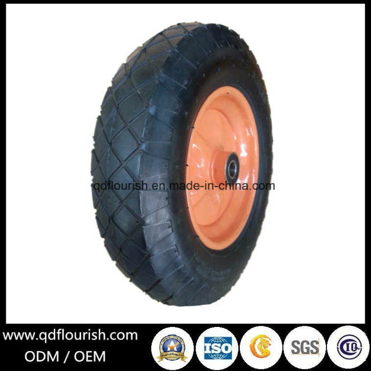 China Pneumatic Rubber Wheel for Trolley and Wheelbarrow Trolley Wheel