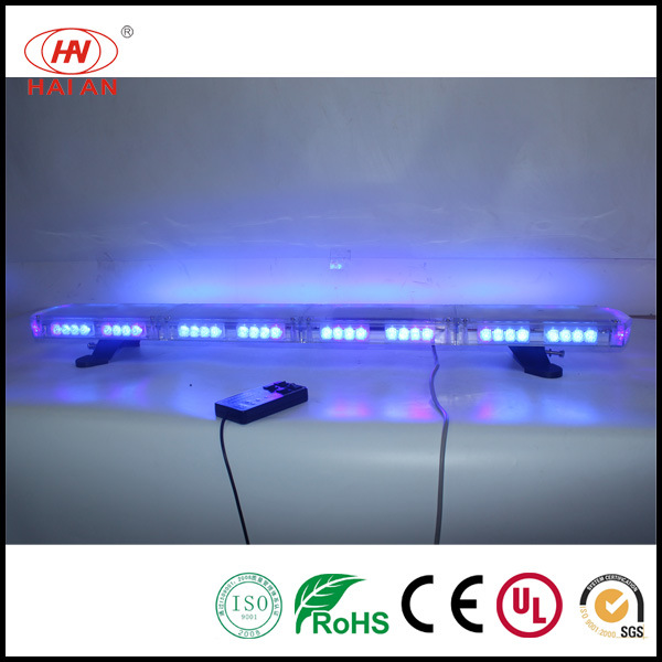 Amber Strobe LED Police Bar Light Outdoor Waterproof Warning Light Bar for Security Trucks Mini Lightbar