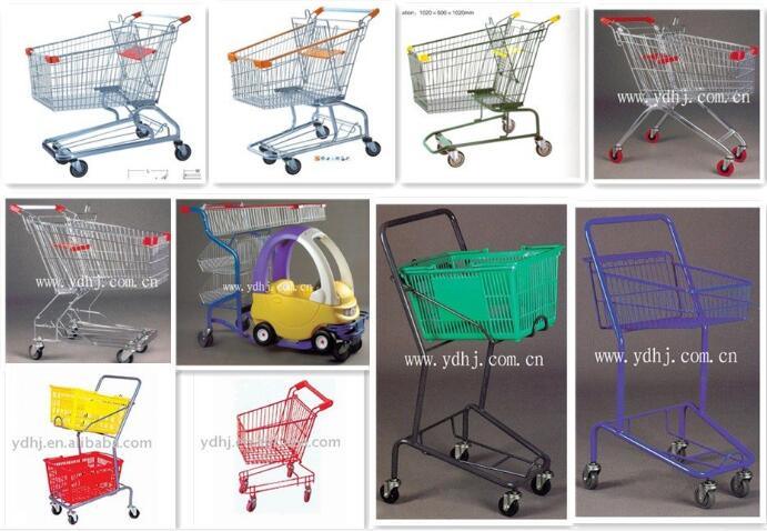 Hot Promotion Cheap Design Foldable Shopping Trolley, Supermarket Shopping Cart