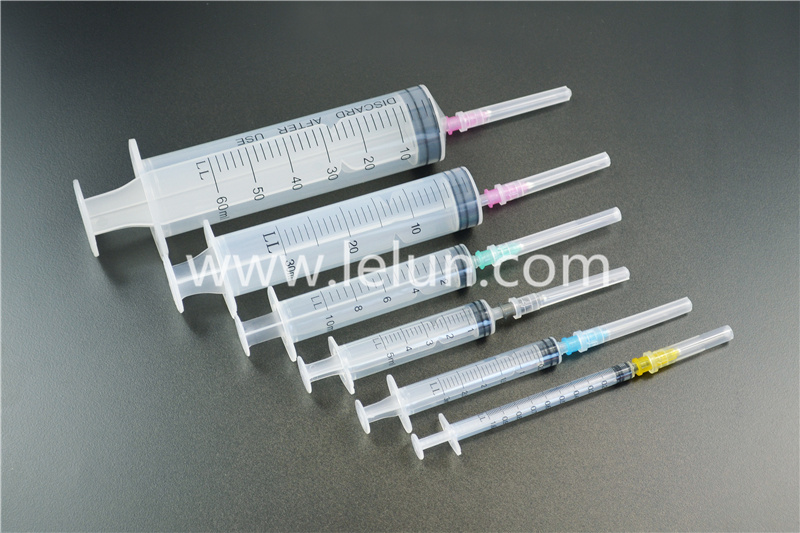 Medical Disposable Injection Needle Syringe 1ml-100ml with Needle or Withou Needle with Ce and ISO Certification Manufacturer in China