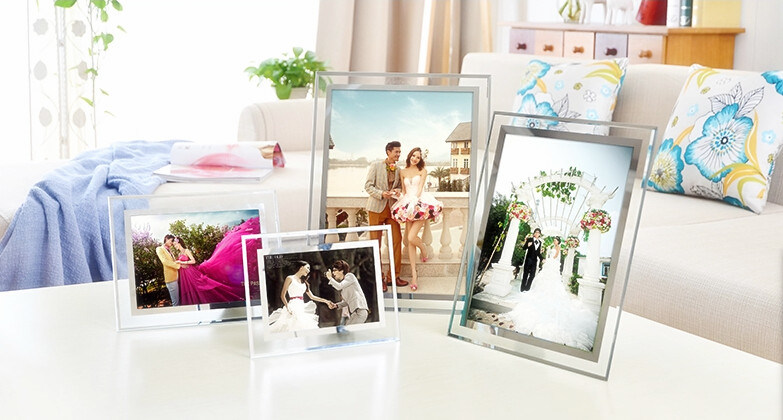 Beautiful Crystal Photo Frame for Wedding Gifts and Souvenirs