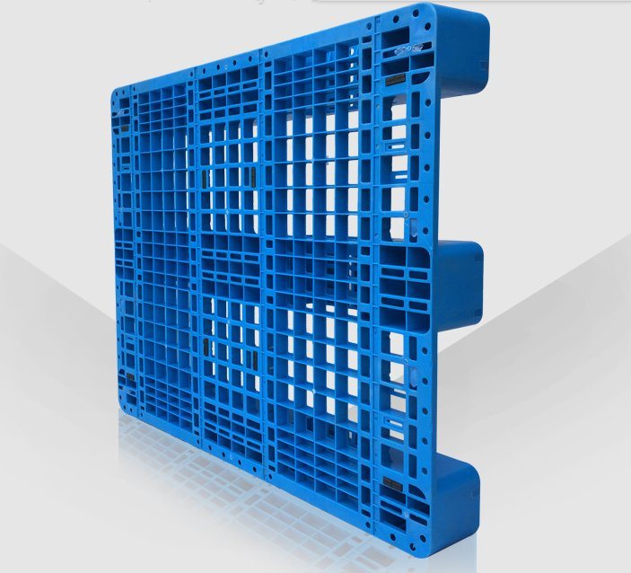 1200*1200*155mm Plastic Tray HDPE Heavy Duty 1.5t Rack Load Plastic Pallet with 4 Steel for Warehouse Products