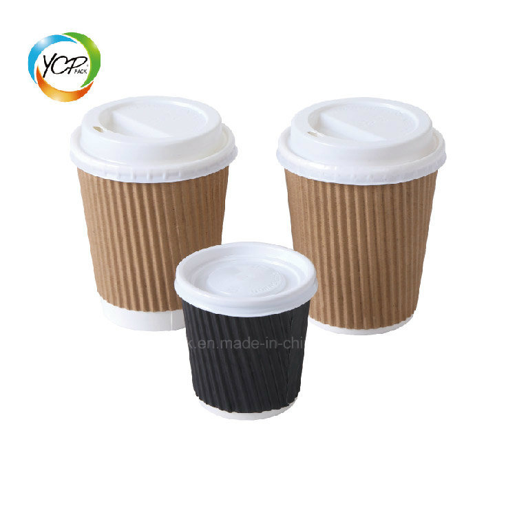 Logo Printed Disposable Single Wall Hot Coffee Paper Cup