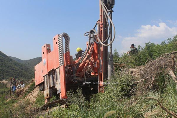 Engineering Tool Solar Post Hole Drilling PV Screw Pile Driver