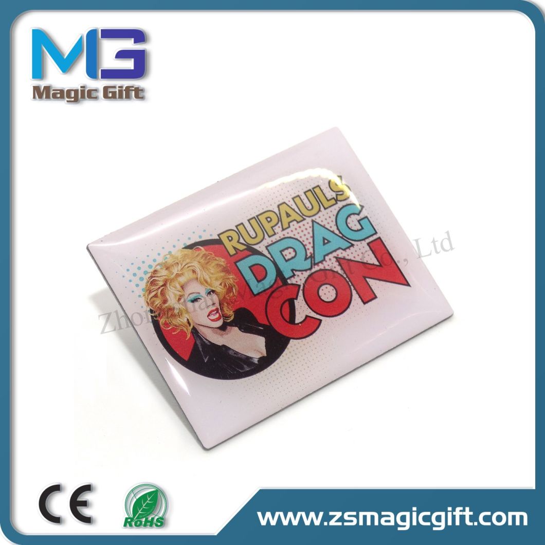 Hot Sales Cheap Customized Metal Printing Pin with Epoxy Dome