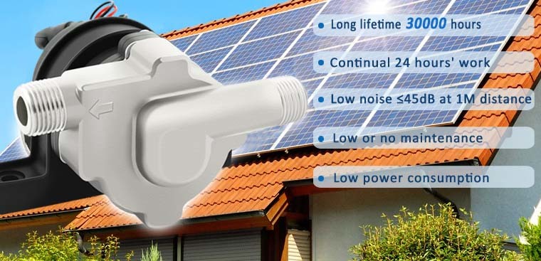 Hot Water Circulating Mini Solar Pump for Solar System