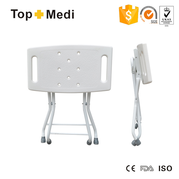 Topmedi Lightweight Aluminum Foldable Bath Bench / Bath Chair