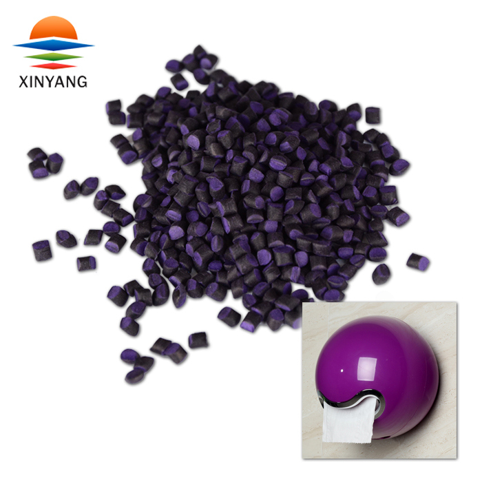 Eco-Friendly No Metal Residues LLDPE LDPE PP Violet Purple Color Masterbatch