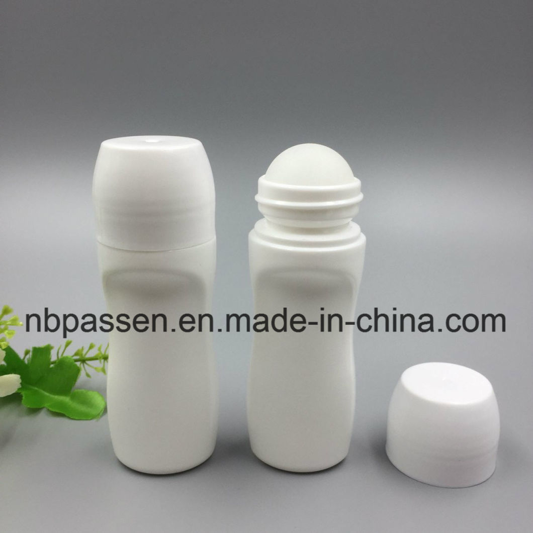 White Plastic Roll-on Bottle for Cosmetic Packaging (PPC-PRB-002)