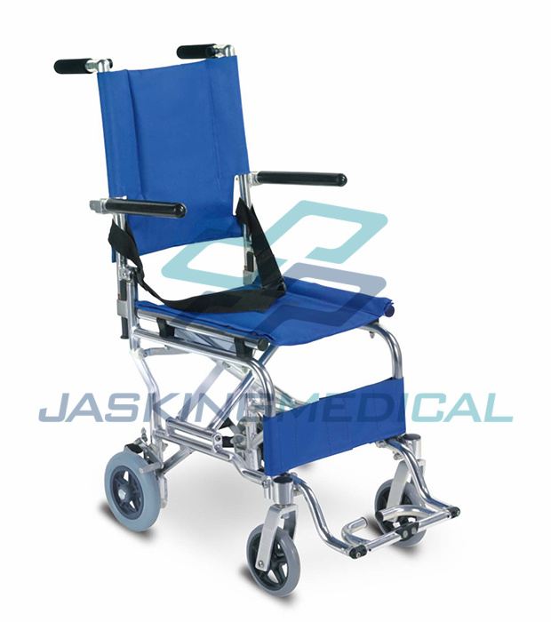 Folding Transport Type Manual Aluminum Wheelchair (JX-717LABP)