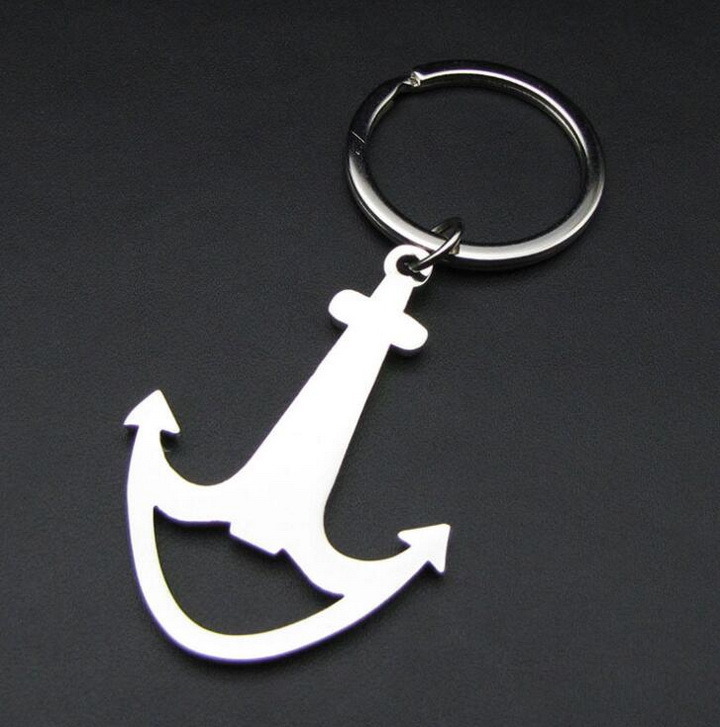 Boat Anchor Key Chain with Bottle Opener for Promotion