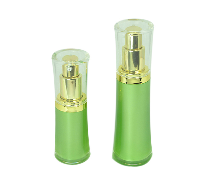 Luxury Cosmetic Round Empty Acrylic Lotion Bottle