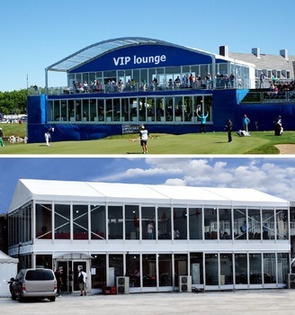 Dome Double Decker Tent, Two Floor Tent for Pop-up Restaurant