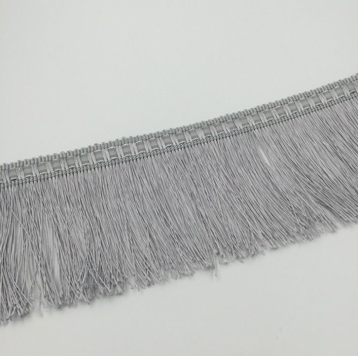 High Quality 11cm Double Thread Fringe Trim for Decoration