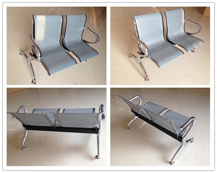 Metal 3-Seater Hospital Waiting Room Airport Waiting Chair