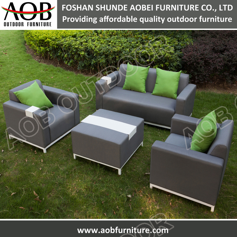 Modern Design Garden Furniture Fabric Leather Leisure Sofa Set