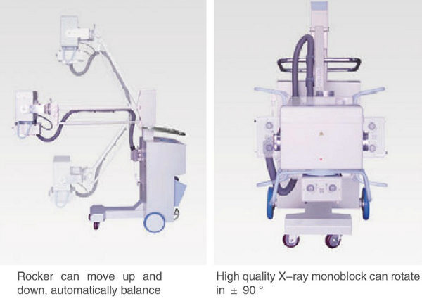 Factory Price Hx-101d Medical Mobile X-ray Machine for Radiography