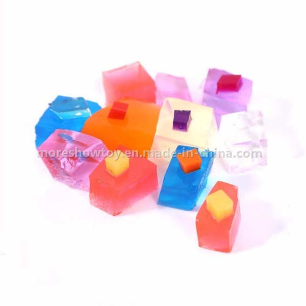 Hot Sale Water Double Color Cubes Water Beads Crystal Soil Decoration Wedding