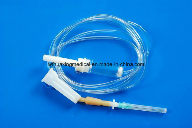 Disposable Infusion Set with Hypodermic Needle & Latex Tube