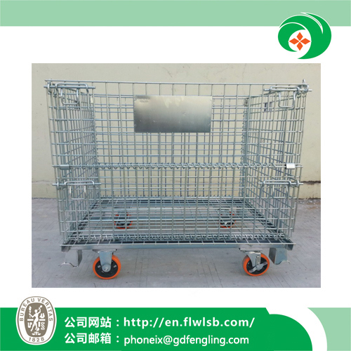 Foldable Storage Roll Cage for Supermarket with Ce (FL-51)