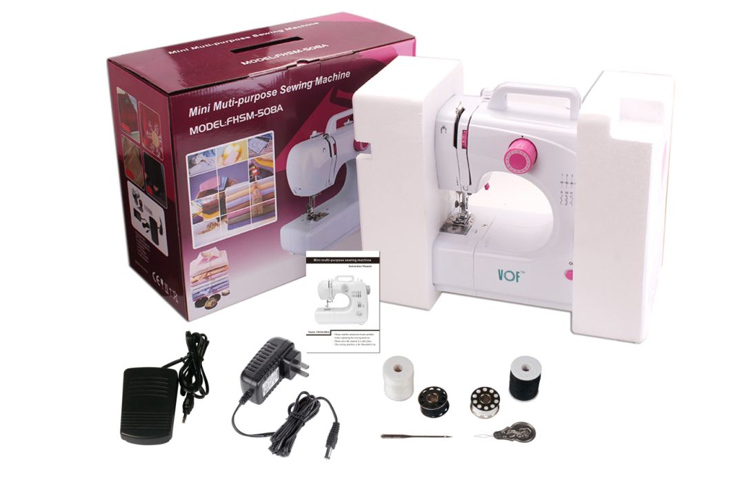 Vof Clothing Mini Sewing Machine with 16 Stitches (FHSM-508)