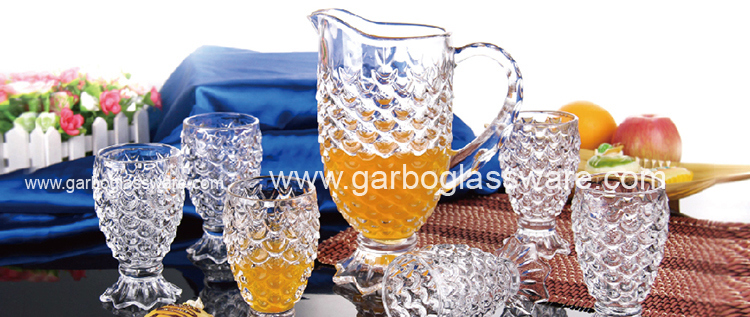 Promotion 7PCS Water Glass Jug and Cup Set Drinkware (GB12039XDY-P1)