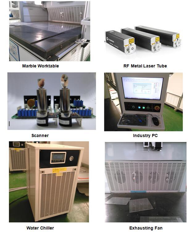 TV Dotting CO2 Laser Marking Engraving Machine LGP Dotting Marker