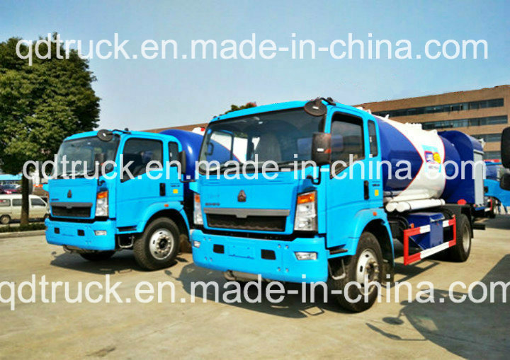 10m3 Gas Dispenser Truck, 12m3 mobile gas refilling truck