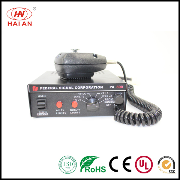 Outdoor Siren/Strobe Light Fire Alarm Siren with Microphone 100W Siren Use The Police Car to Open up The Road