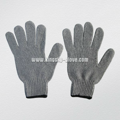 Grey Color Heavy Weight Knitted Work Glove (2312)