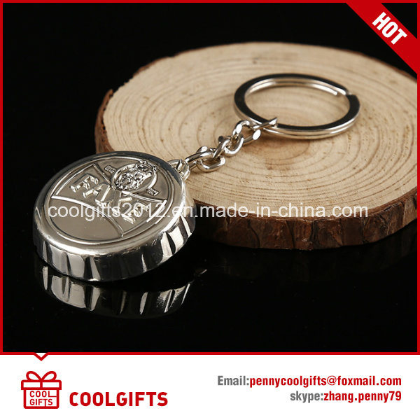 Custom Shape Stainless Steel Bottle Opener with Keychain