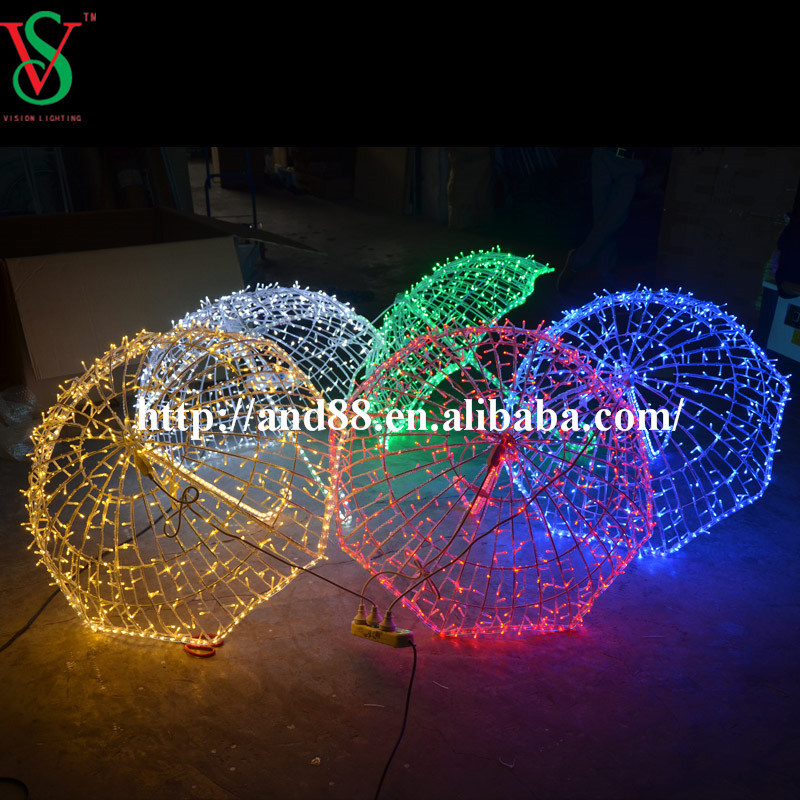 Christmas 3D LED Light Umbrella