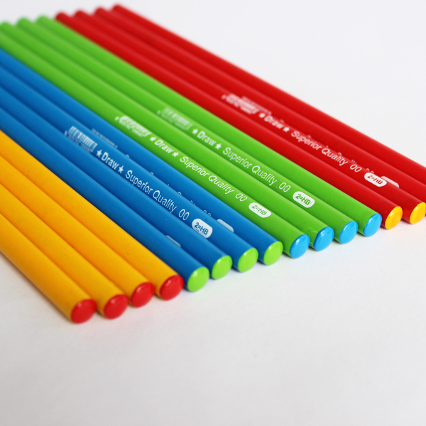 High Quality Hb Pencils Stationery with Colorful Body, School Stationery