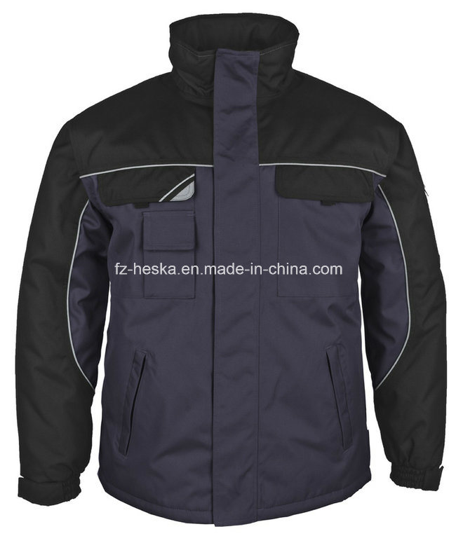 Custom Workwear Mens Waterproof Jacket Winter Parka