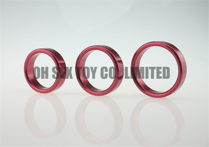 Aluminium Alloy Male Cock Ring 3 Pack Wholesale