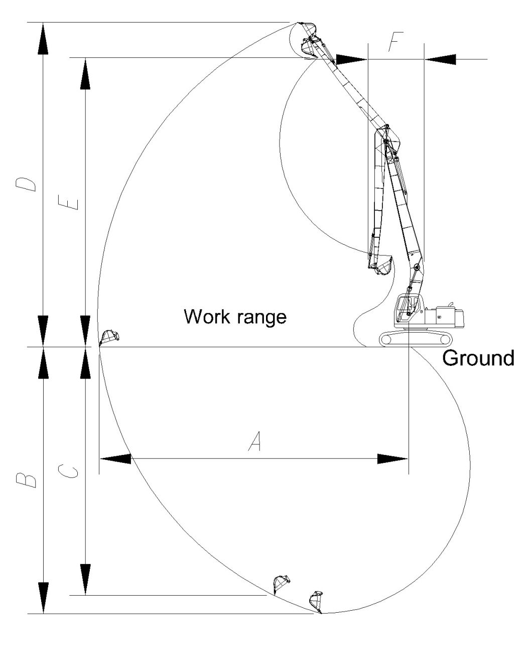 Long Reach Boom and Arm for Hitachi Zx350 Excavator