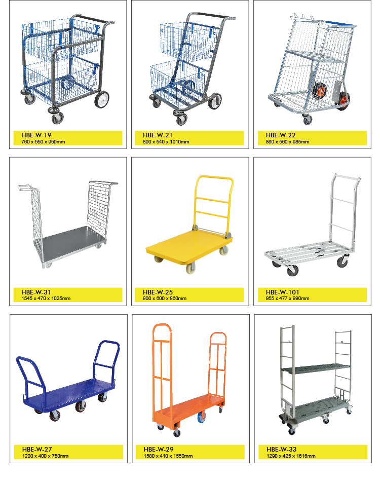 Heavy Duty Warehouse Hand Trolley