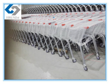 Hot Shopping Trolley Carts for Supermarket Store with Your Logo