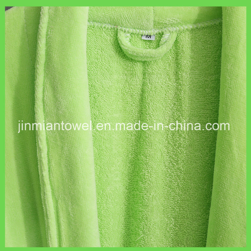 High Quality Wholesale Pure Cotton Woman Bathrobe for Hotel