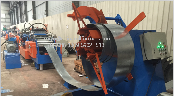 Fully Automatic Changed C Shape Metal Purlin Roll Forming Making Machine