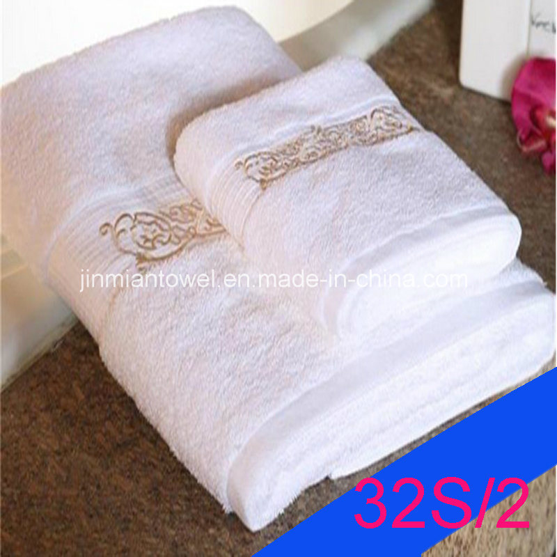 100% Cotton White Hotel Textile Bath Towel Hotel Towel