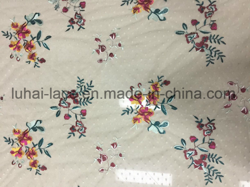 Polyester High Quality New Design Popular Embroidery Chemical Lace