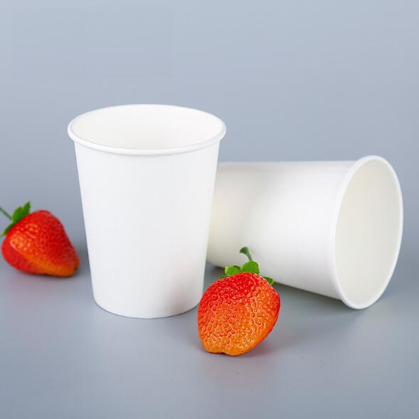 Custom Single Wall Hot Coffee Paper Cup 8oz Tea Cup