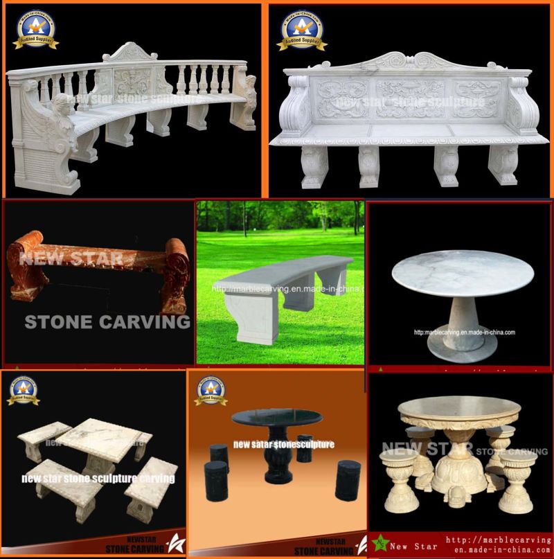 Garden Carving Stone Sculpture Granite Chair