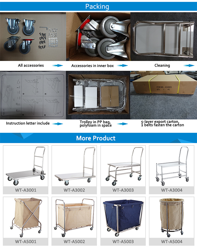 Hand Push Moving Foldable Flatform Trolley Truck for Multi Purpose