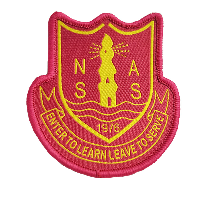 Custom High Quality Woven Patch for School