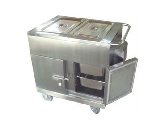 Thr-FC005 Hospital Stainless Steel Dinner Warmer Trolley