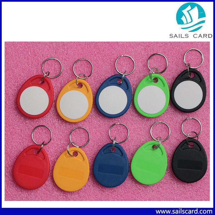 Lf / Hf Waterproof RFID Plastics Key Tag for Door Access Control